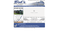 Desktop Screenshot of bobsdairysupply.com